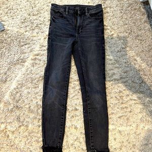 Black regular skinny jeans